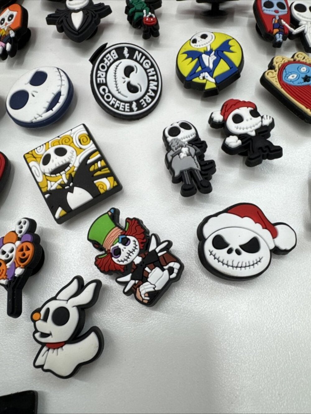 38pcs Halloween Horror Shoe Charms Skull Horror Shoe Charms Pins Sally - Picture 7 of 13